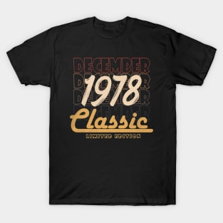 december 1978 birthday T-Shirt